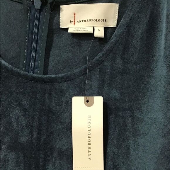 Anthropologie faux suede jumpsuit NWT - Picture 6 of 9